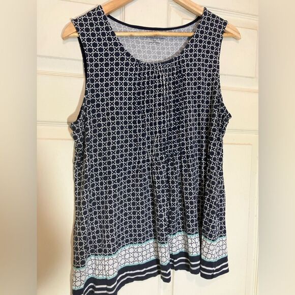 croft & barrow Tops - Croft & Barrow, beautiful pattern tank, excellent condition, size XL